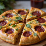 Golden brown Zwiebelkuchen presented beautifully, perfect for serving.