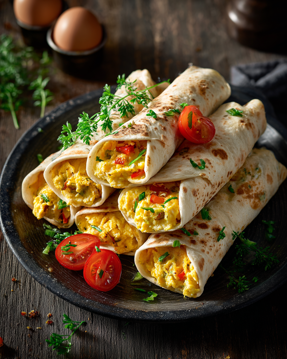 Frühstücksrollen mit Rührei Bild 1