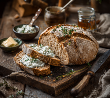 Haferflockenbrot mit Quark Bild 1